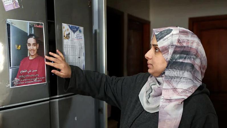 In Ali and Abeer’s children’s room, a box of Hassan’s belongings.
