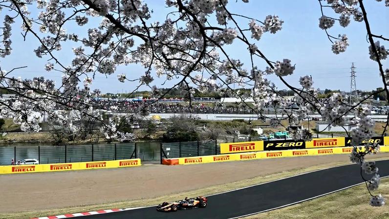 Oscar Piastri no GP do Japão pela F1 2025 (Foto: Philip FONG / AFP)