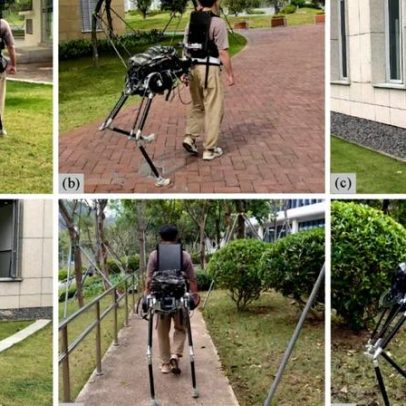 Robô centauro amplifica força humana para carregamento de cargas