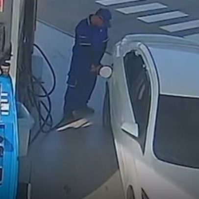 Motorista é preso após fugir sem pagar combustível em posto