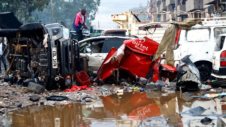 Inundações rápidas em Nairóbi deixam 10 mortos e afetam voos no principal aeroporto
