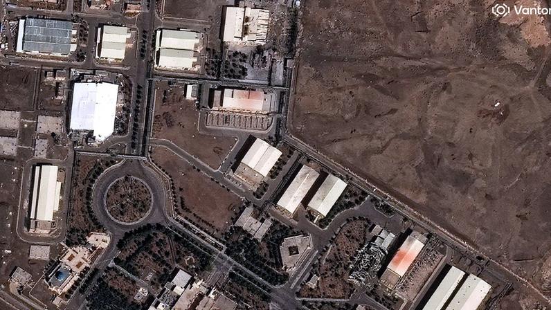 A satellite image shows a closer view of the Natanz Nuclear Facility with new building damage, amid the U.S.-Israeli conflict with Iran, near Natanz, Iran, March 2, 2026. Vantor/Handout via REUTERS