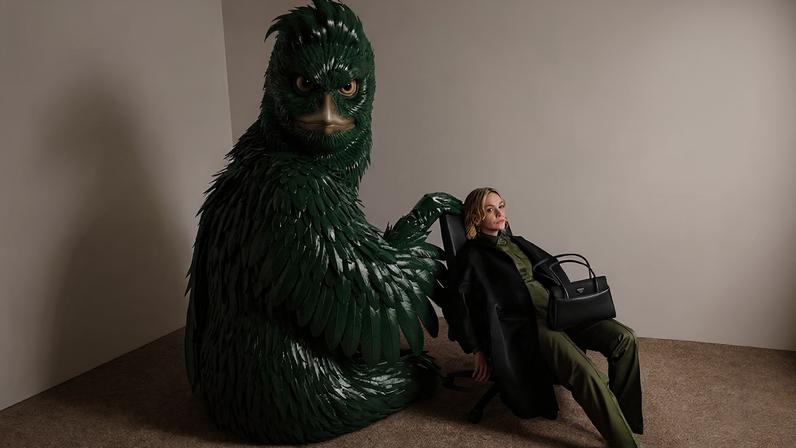 Prada's Spring/Summer 2026 campaign by American artist Jordan Wolfson.