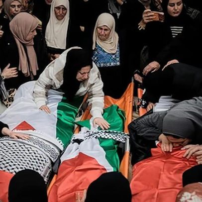 Crianças palestinas sobrevivem a ataque; relato de risos após perder a família