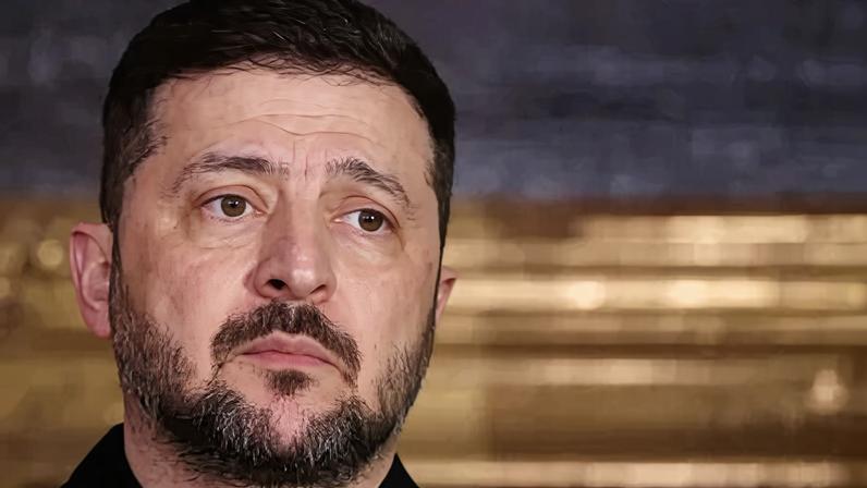 Presidente ucraniano Volodymyr Zelensky em Munique 14/2/2026