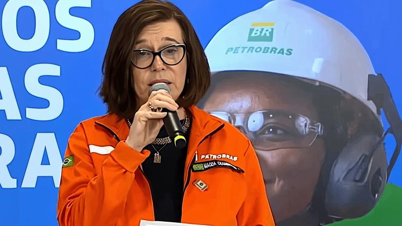 Presidente da Petrobras, Magda Chambriard | Reprodução/YouTube