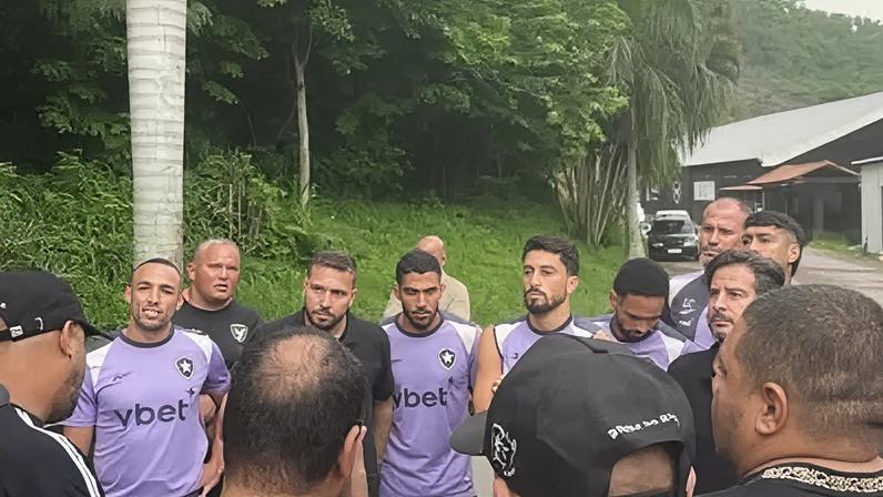 Protesto no Botafogo