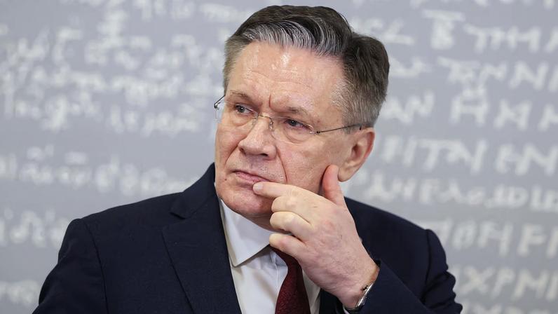 Director General of Russia's State Atomic Energy Corporation Rosatom Alexei Likhachev speaks to the media after the Russia-IAEA interagency consultations in Moscow, Russia March 13, 2026.