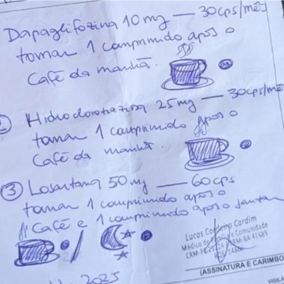 Médico cria receitas com desenhos para pacientes que não sabem ler e muda tratamento de doenças no Sertão