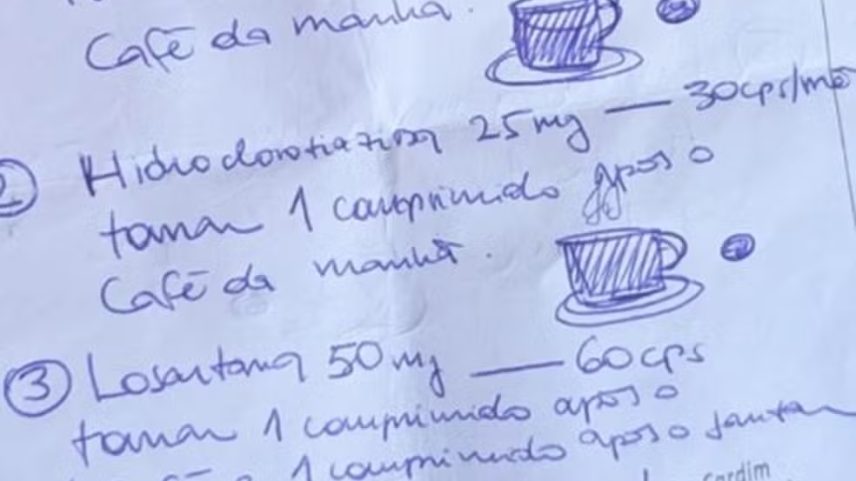 Médico cria receitas com desenhos para pacientes que não sabem ler e muda tratamento de doenças no Sertão