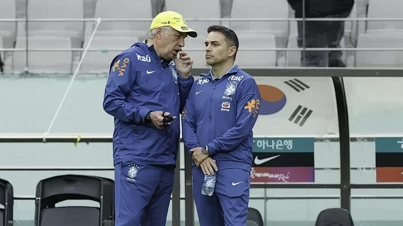 Carlo Ancelotti e Rodrigo Caetano