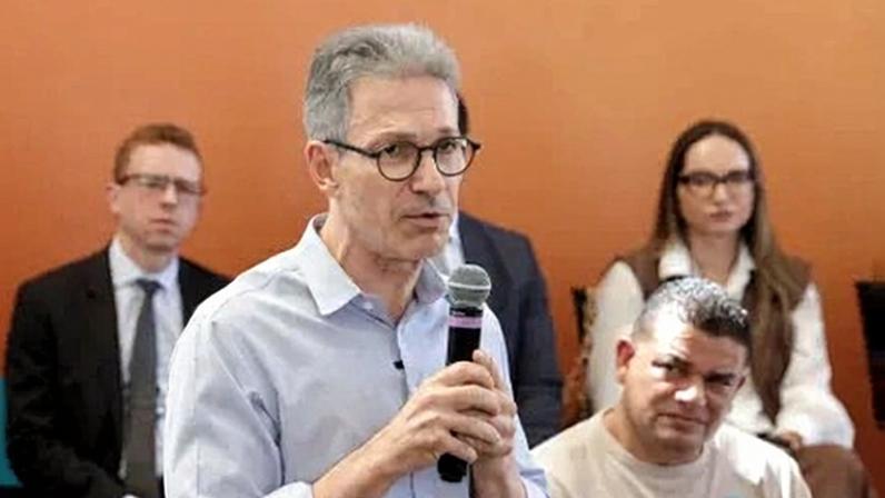O governador de Minas Gerais, Romeu Zema