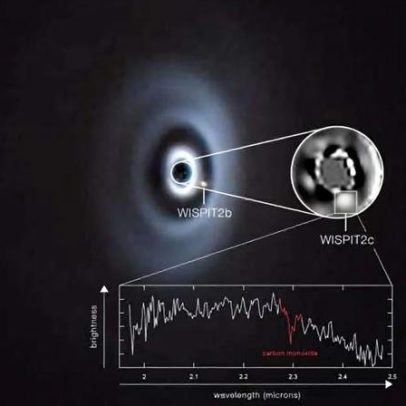 Dois planetas em formação são vistos ao redor de estrela jovem