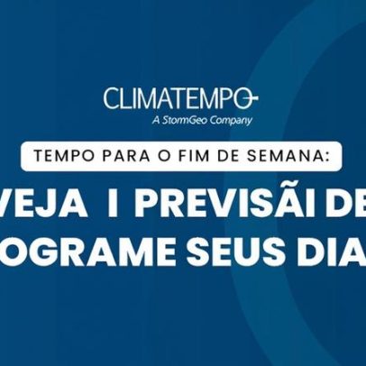 Frente fria deve provocar temporais e chuva volumosa no RS neste fim de semana