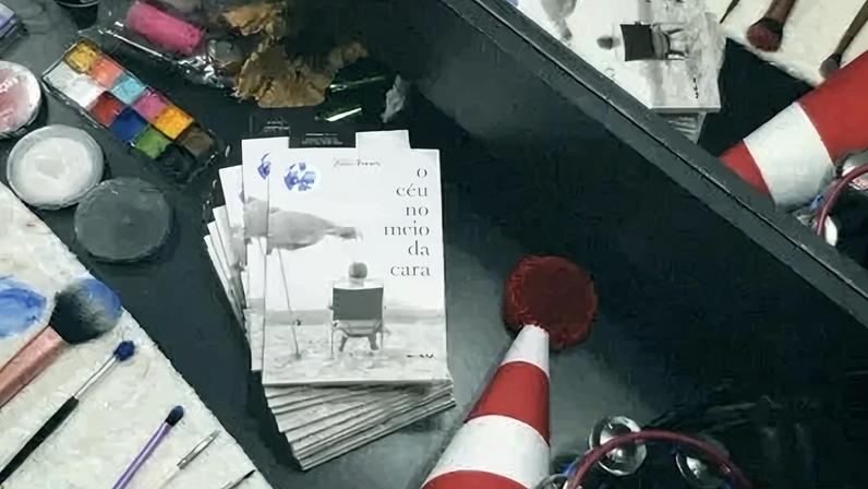 Foto da capa do livro "O Céu no Meio da Cara"