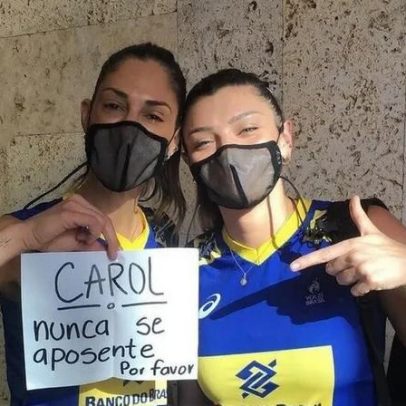 Rosamaria e outras estrelas do vôlei reagem à aposentadoria de Carol Gattaz