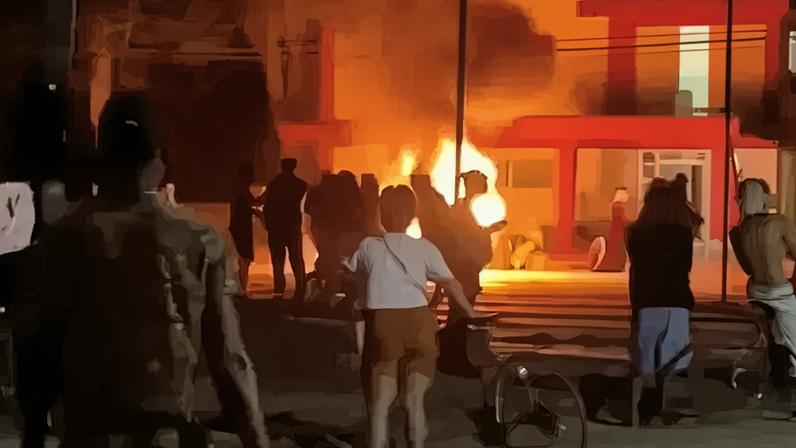 Sede do Partido Comunista é atacada durante protestos contra apagões em Cuba