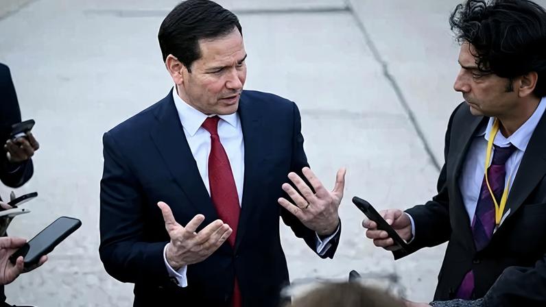 Secretário de Estado dos EUA, Marco Rubio27/03/2026Brendan Smialowski/Pool via REUTERS