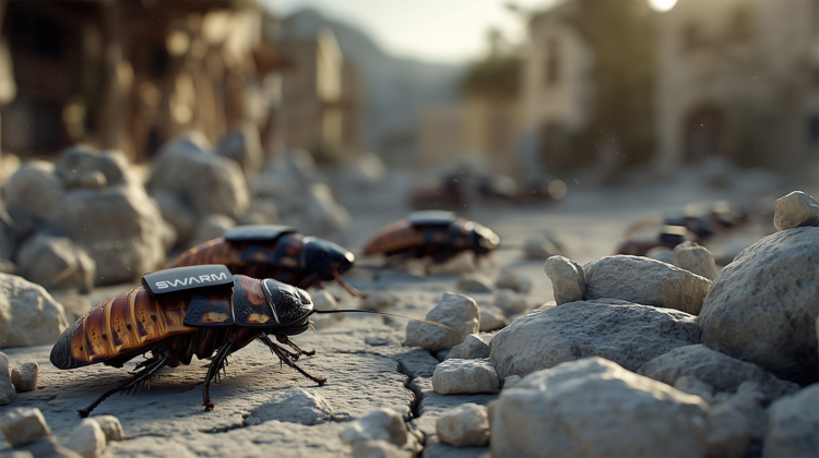 Startup cria “baratas ciborgues” com inteligência artificial para missões militares