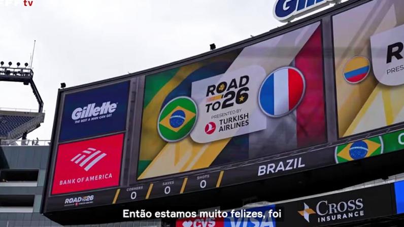 Os jogadores franceses reagiram à vitória por 2 a 1 sobre o Brasil no amistoso internacional.