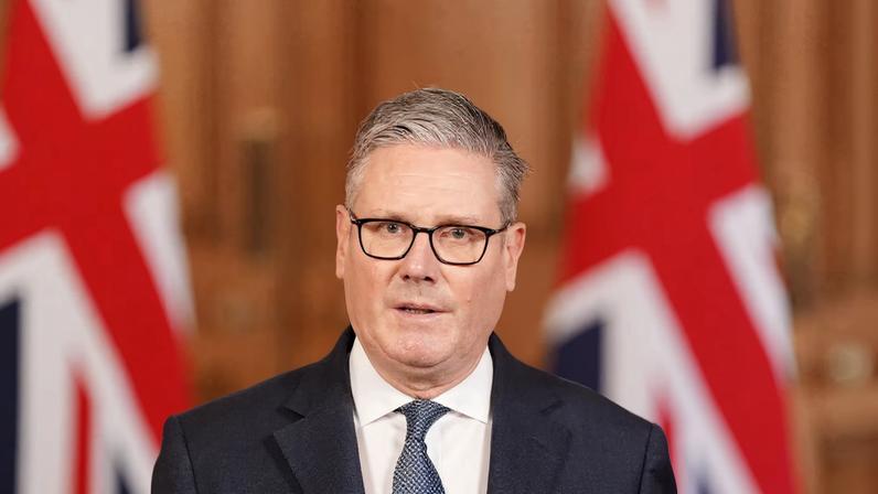 British Prime Minister Keir Starmer issues a statement at 10 Downing Street , after U.S. and Israeli forces attacked Iran in what the two countries described as a "pre-emptive" strike against a Tehran government intent on developing nuclear weapons, in London, Britain, February 28, 2026. Jonathan Brady/Pool via REUTERS