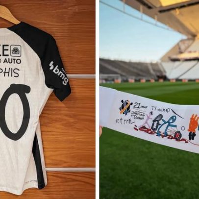 Corinthians usa uniforme de visibilidade para Síndrome de Down contra o Flamengo
