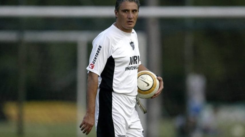 Tite era o treinador do Atlético na época (Foto: Djalma Vassão/Gazeta Press)