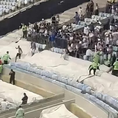 Torcedores de Cruzeiro e Flamengo brigam após jogo no Maracanã