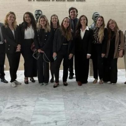 Trainees do Poder360 visitam o Supremo Tribunal Federal