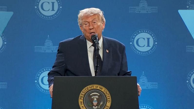 Donald Trump fala em conferência republicana