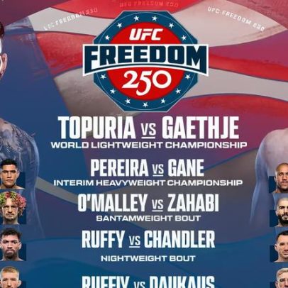 Confira o card completo do UFC Freedom 250 na Casa Branca