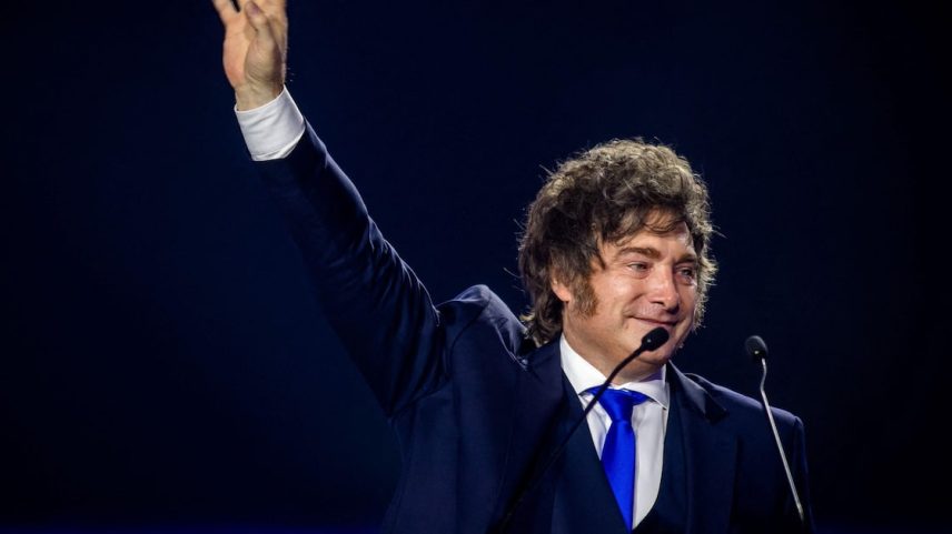 O presidente da Argentina, Javier Milei