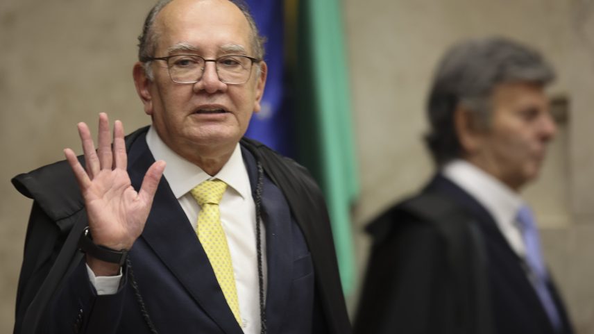 Gilmar Mendes participa da sessão plenária realizada nesta quinta-feira, 12 de março de 2026, na sede do Supremo Tribunal Federal, em Brasília. 12/03/2026 - Foto: MATEUS BONOMI/AGIF - AGÊNCIA DE FOTOGRAFIA/AGIF - AGÊNCIA DE FOTOGRAFIA/ESTADÃO CONTEÚDO