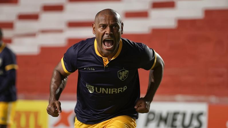 Vagner Love se aposentou do futebol pelo Retrô (Foto: Divulgação/Retrô)