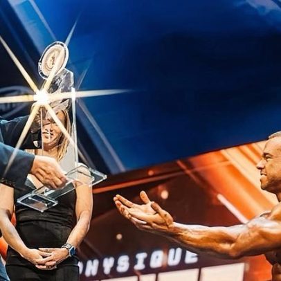 Brasileiro vence torneio de fisiculturismo e leva troféu Schwarzenegger