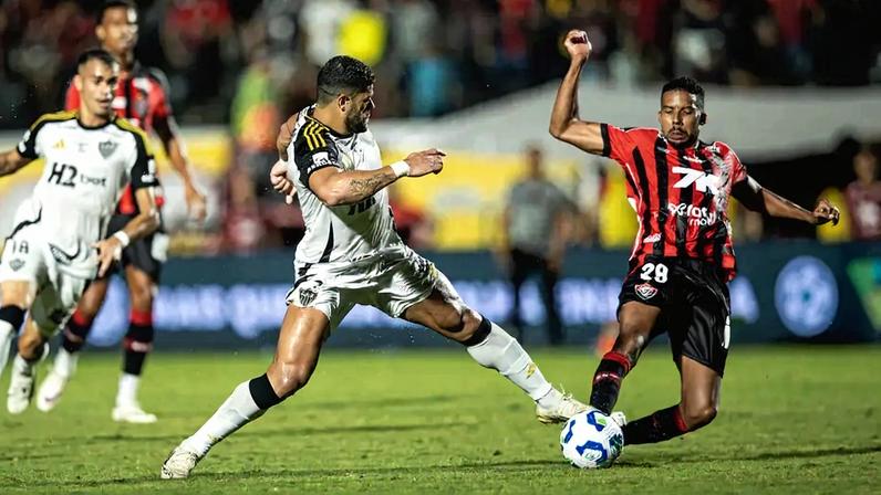 Vitória x Atlético em 2025 (Foto: Pedro Souza / Atlético)