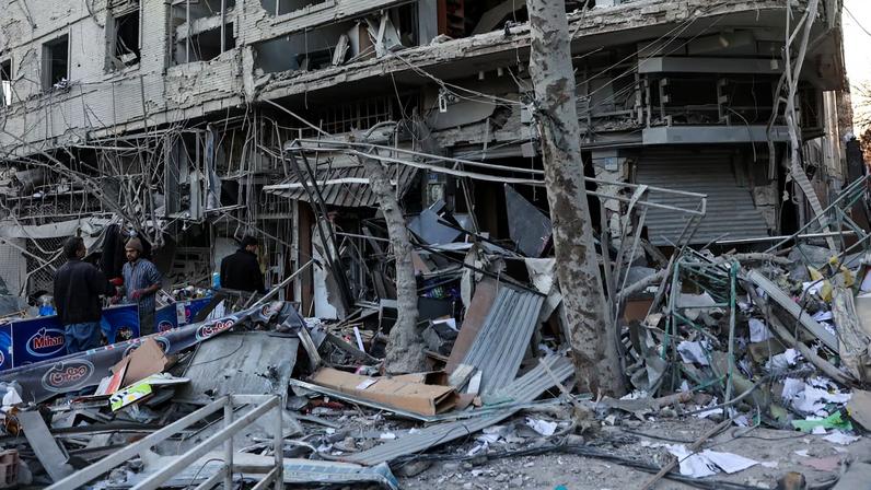 Debris lies on a street in the aftermath of an Israeli and the U.S. strike on a police station, amid the U.S.-Israel conflict with Iran, in Tehran, Iran, March 2, 2026. Majid Asgaripour/WANA (West Asia News Agency) via REUTERS