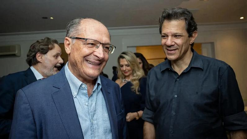 Geraldo Alckmin e Fernando Haddad. Foto: Wanezza Soares