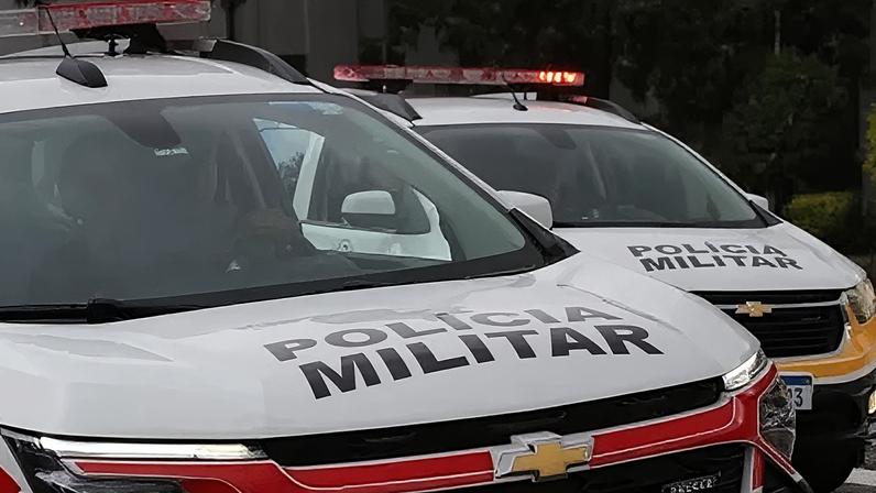 Viatura da Polícia Militar de São Paulo.