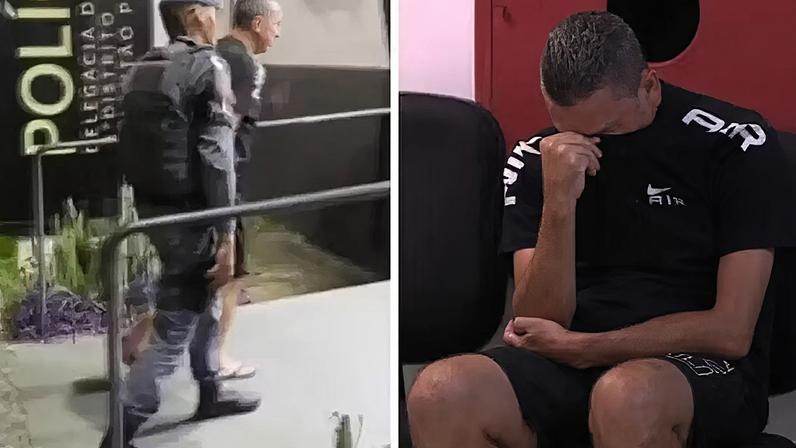 Piá foi preso em Sumaré, interior de São Paulo (Foto: Reprodução/EPTV/TVGlobo)