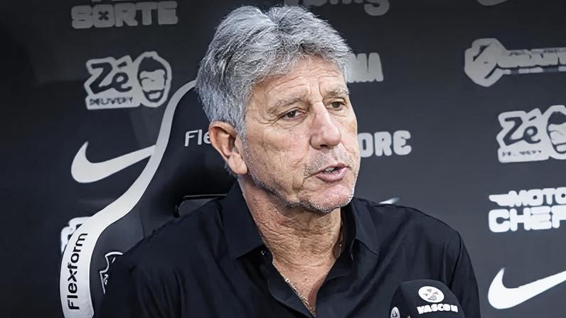 Renato Gaúcho, técnico do Vasco