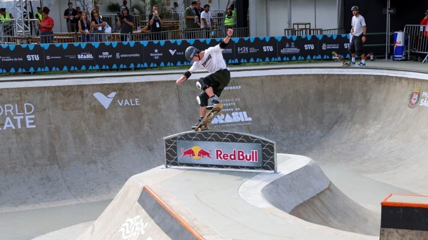 Luigi Cini é finalista do Mundial de Skate na modalidade park (Foto: Pablo Vaz/STU)