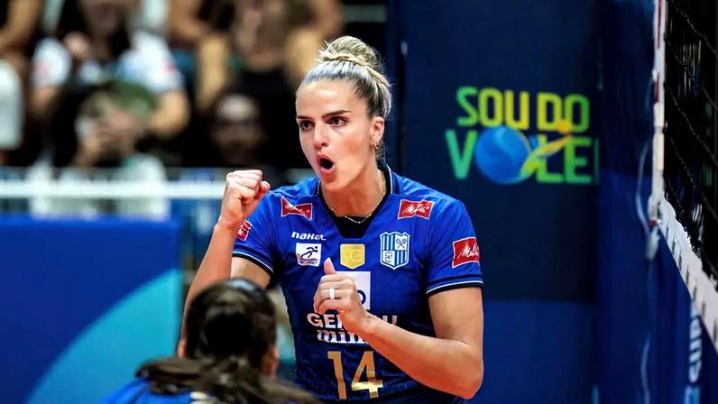 Hilary Johnson foi a melhor em quadra em Minas x Sesc Flamengo (Foto: Hedgard Moraes/Minas Tênis Clube)