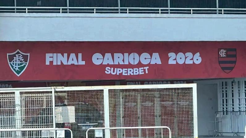 Maracanã recebe último ajustes antes da final (Foto; Lucas Bayer/Lance!)