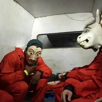 Jon Vlogs faz entrada teatral na Kings League com referência a La Casa de Papel