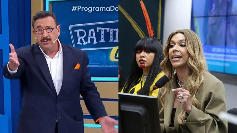 MPF pede R$ 10 milhões de indenização por fala de Ratinho sobre Erika Hilton