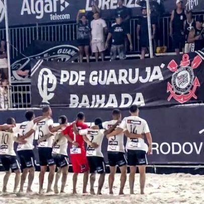 Corinthians se destaca em torneio de beach soccer em São Sebastião