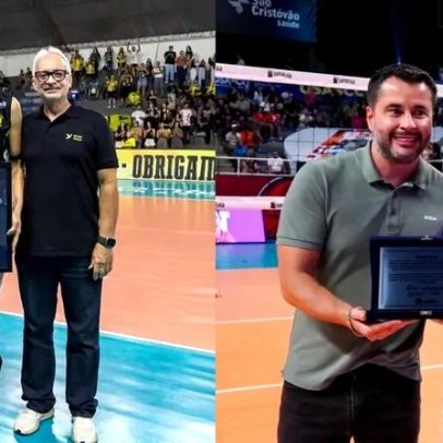 Carol Gattaz e Camila Brait são homenageadas na última rodada da Superliga