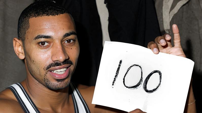 Wilt Chamberlain fez 100 pontos na vitória do Philadelphia Warriors por 169 a 147 sobre o New York Knicks (Foto: Divulgação / NBA)