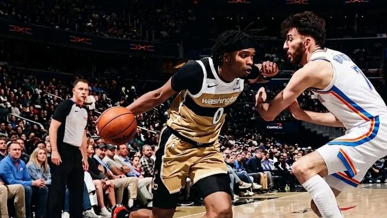 NBA jogadores Thunder Wizards